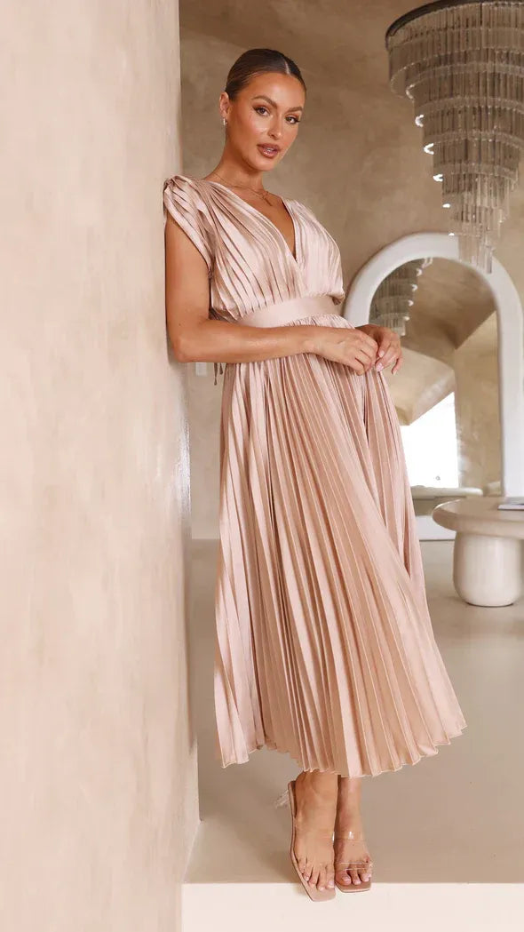 Emma | Derin V-Yaka Maxi Elbise