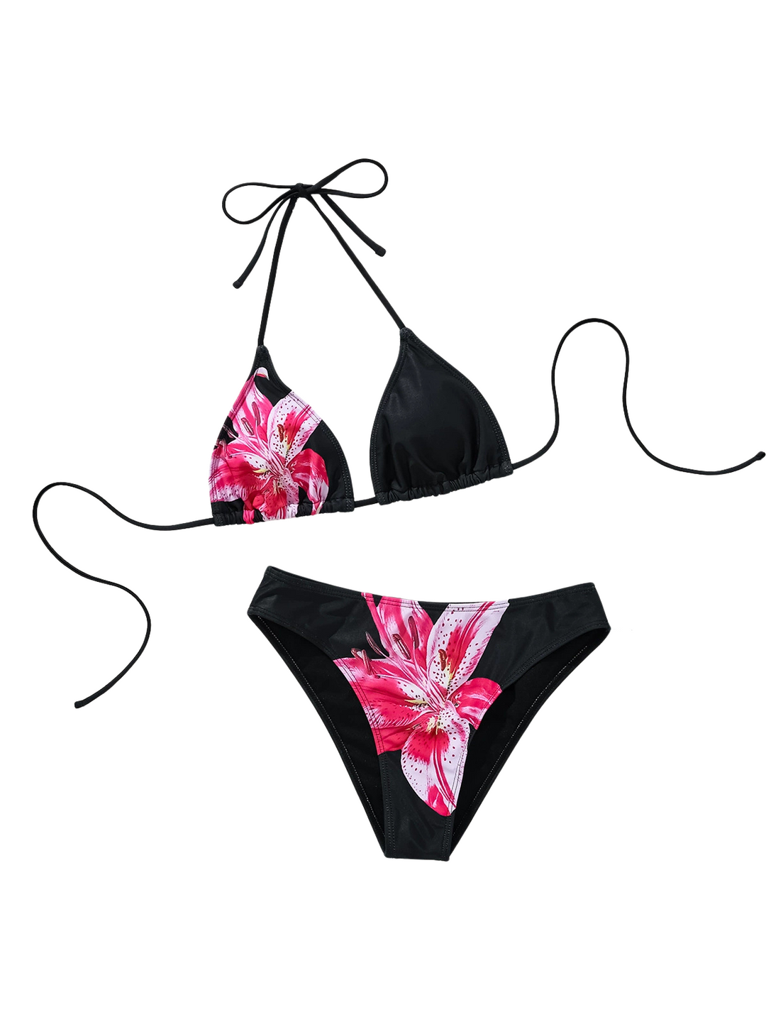 Nikkos Çiçek Bikini İki Parça Takım