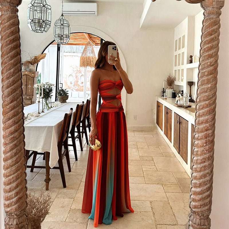 Laney | Askısız Maxi Elbise
