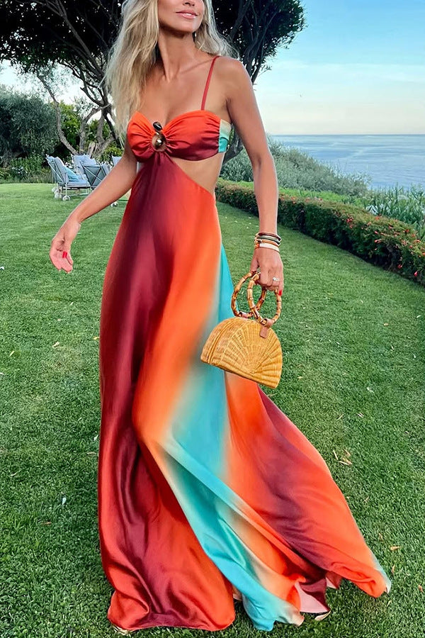 Harlow | Gün Batımı Maxi Elbise