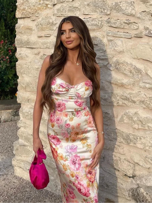 Amelia | Çekici Çiçekli Elbise