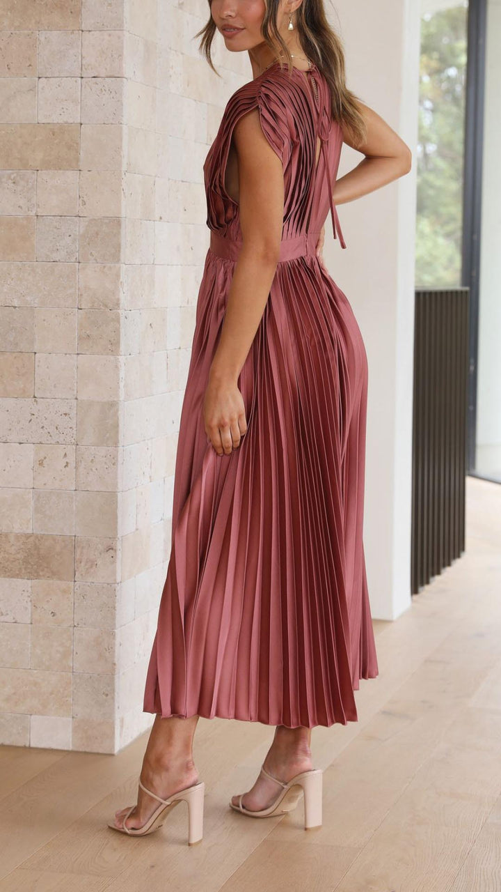 Emma | Derin V-Yaka Maxi Elbise